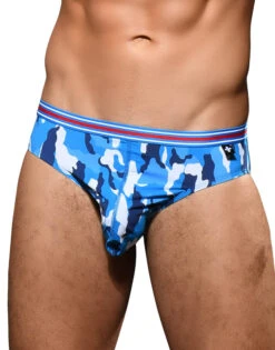Andrew Christian Camo Boy Brief 3-Pack W/ Almost Naked 92260 -Shop BoldBrief Nov 922603 Pack Blue01