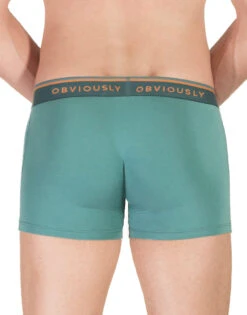 Obviously Men's EveryMan Boxer Brief 3 Inch Leg B00 -Shop BoldBrief Obviously B00 Teal 1G B 3