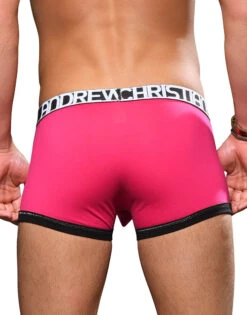 Andrew Christian Almost Naked Cotton Boxer 92183 -Shop BoldBrief Oct 92183Boxer Fuchsia05