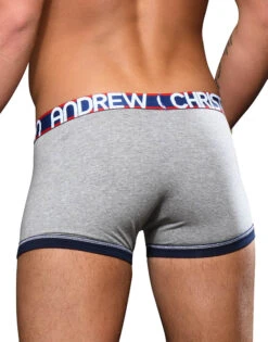 Andrew Christian Almost Naked Cotton Boxer 92183 -Shop BoldBrief Oct 92183Boxer Grey04 001