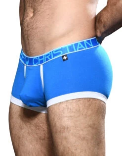 Andrew Christian Fly Tagless Boxer W/ Almost Naked 92188 -Shop BoldBrief Oct 92188Boxer Blue02