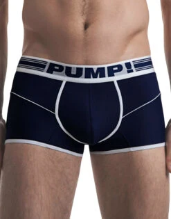 PUMP! Men's Free Fit Low Rise Cotton Trunk Navy 11069