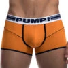 PUMP Varsity Free-Fit Low Rise Cotton Mesh Trunk Orange/White/Navy 11075 -Shop BoldBrief PUMP 11075 Orange B 1