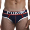 PUMP! Men's Big League Low Rise Cotton Mesh Brief Navy Blue 12033 -Shop BoldBrief PUMP 12033 Black Red White B 1