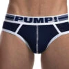 PUMP Sailor Low Rise Cotton Mesh Brief Navy/White 12045 -Shop BoldBrief PUMP 12045 Black B 3