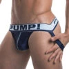 PUMP! Men's Blue Steel Low Rise Mesh Jock Navy 15024 -Shop BoldBrief PUMP 15024 Navy B 1
