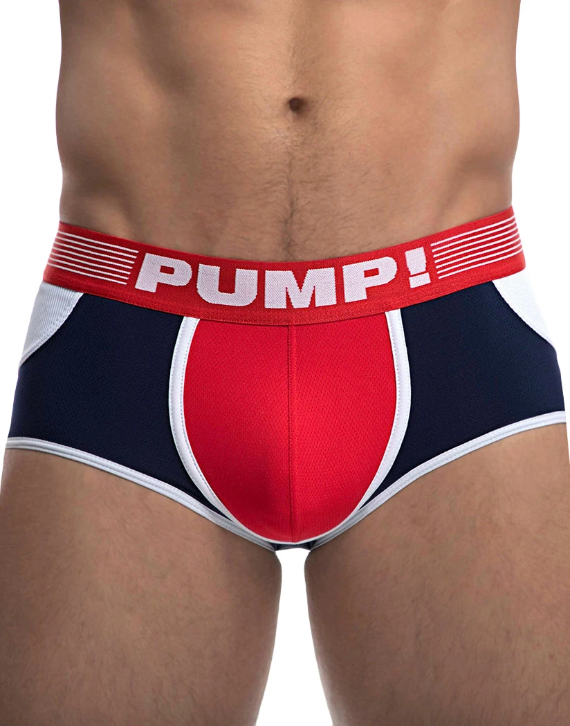 PUMP Academy Access Backless Trunk Navy/Red/White 15037 3 PUMP Academy Access Backless Trunk Navy/Red/White 15037