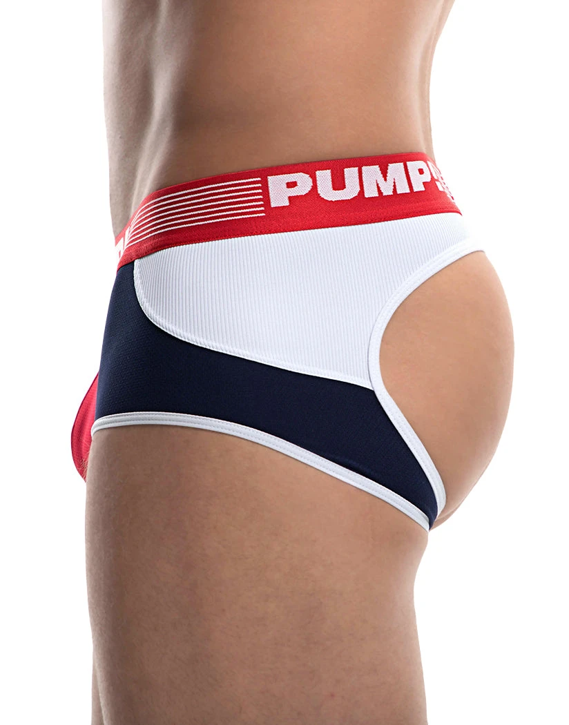 PUMP Academy Access Backless Trunk Navy/Red/White 15037 5 PUMP Academy Access Backless Trunk Navy/Red/White 15037 - Image 3