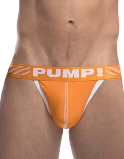PUMP Creamsicle Orange Low Rise Cotton Mesh Jockstrap 15041
