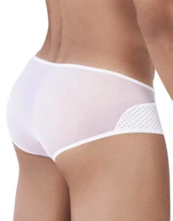Pikante Leonidas Mesh Brief PIK-0342 -Shop BoldBrief Pikante 0342 White 2