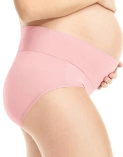 Playtex Maternity V-Front Hipster 3-Pack PMVFHS -Shop BoldBrief Playtex PMVFHS In the NavyWhite Dot PrintWhiteGentle Peach B 5