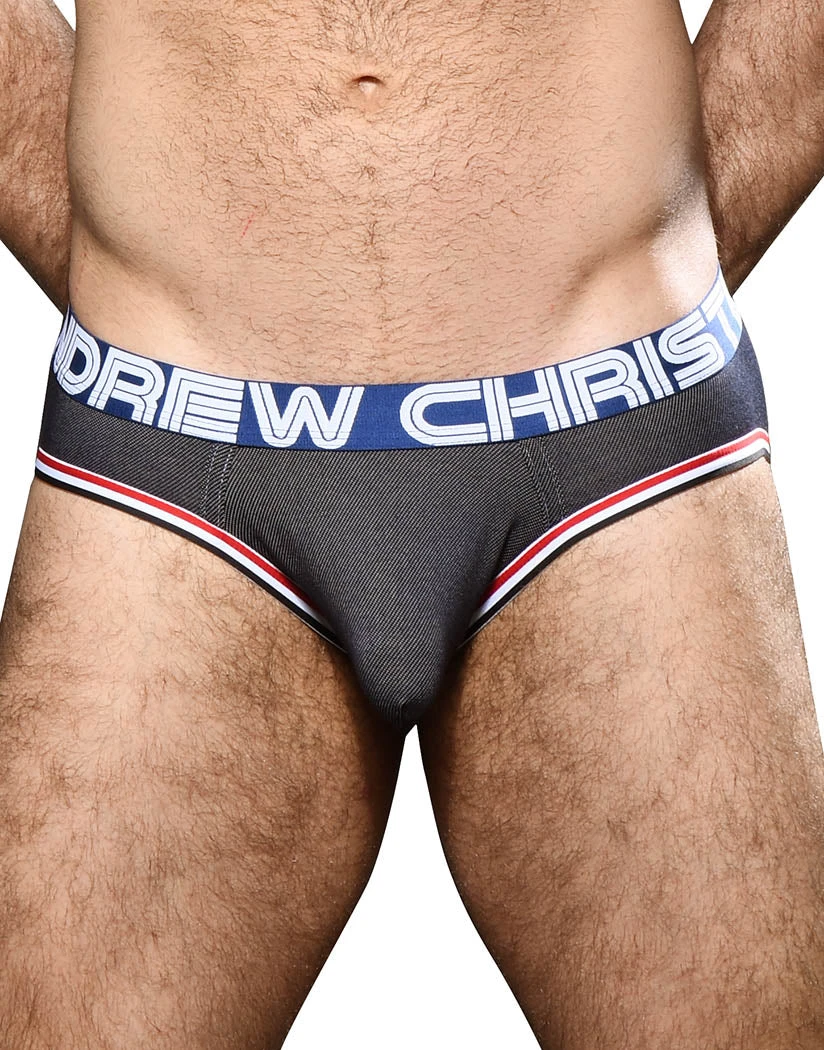 Andrew Christian Denim Brief W/ Almost Naked 92190 3 Andrew Christian Denim Brief W/ Almost Naked 92190