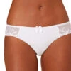 Simone Perele Andora Cotton Bikini 131725 -Shop BoldBrief Simone Perele 131725 White B 1