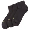 HUE 3 Pack Air Cushion Quarter Top Sock -Shop BoldBrief U12800 HUE air cushion quarter top 3 pack black pack