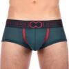 2eros Deep Abyss Tatarus Moisture Wicking Mesh Trunk Underwear U3144DA -Shop BoldBrief U3644DA F 1