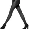 HUE Opaque Tight With Control Top 4690 -Shop BoldBrief U4690 HUE Opaque Tights with Control Top black 1