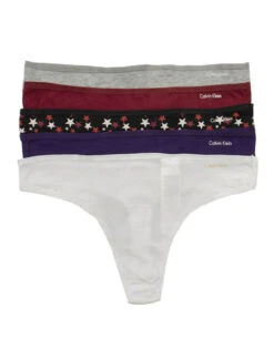 Calvin Klein Women Form 5-Pack Thong QD3746