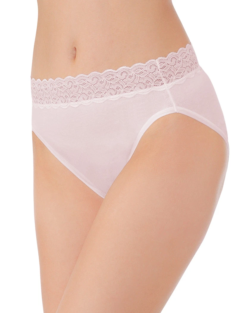 Vanity Fair Flattering Lace Cotton Stretch Hi Cut Brief 13395 5 Vanity Fair Flattering Lace Cotton Stretch Hi Cut Brief 13395 - Image 3
