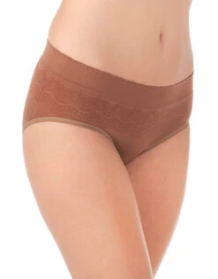 Vanity Fair No Pinch No Show Hip Brief 18170 -Shop BoldBrief Vanity Fair 18170 More Coffee Lace B 1