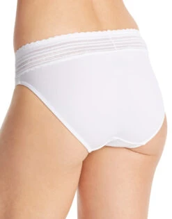 Warner's No Pinching No Problems Lace Trim Hi Cut Briefs 5109J 15 Warner's No Pinching No Problems Lace Trim Hi Cut Briefs 5109J -Shop BoldBrief WA 5109 TW BACK