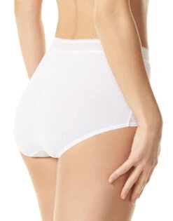 Warner's Breathe Freely Brief Panty With Lace RS4901P -Shop BoldBrief WA RS4901P TW BACK