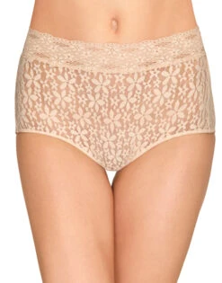 Wacoal Halo Lace Brief 870405 -Shop BoldBrief Wacoal 870405 Nude B 1