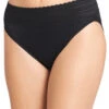 Warner's No Pinching No Problems Lace Trim Hi Cut Briefs 5109J 2 Warner's No Pinching No Problems Lace Trim Hi Cut Briefs 5109J -Shop BoldBrief Warner s 5109 Black B 1