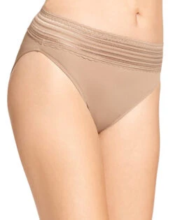 Warner's No Pinching No Problems Lace Trim Hi Cut Briefs 5109J 16 Warner's No Pinching No Problems Lace Trim Hi Cut Briefs 5109J -Shop BoldBrief Warner s 5109 Toasted Almond B 1 1