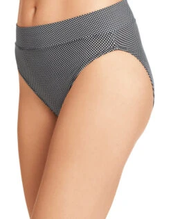 Warner's No Pinching No Problems High Cut Brief Panty 5138J -Shop BoldBrief Warners 5138J Black White WBP B