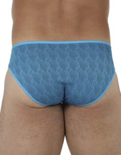 Xtremen Microfiber Jacquard Brief 91075 -Shop BoldBrief Xtremen 91075 Turquoise B 2