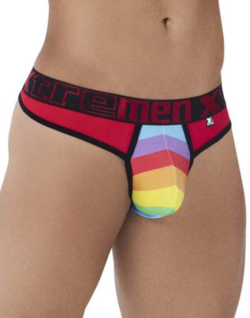 Xtremen Microfiber Pride Thong 91086 5 Xtremen Microfiber Pride Thong 91086 - Image 3