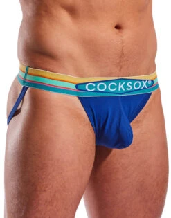 Cocksox Jockstrap Palm Beach Blue CX21N -Shop BoldBrief cx21n palm beach blue 3