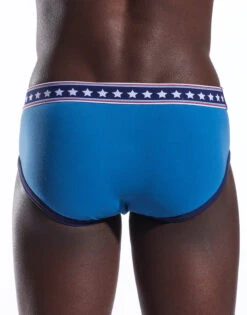 Cocksox American Collection Solid Sports Brief CX76N -Shop BoldBrief cx76n blue jean 4